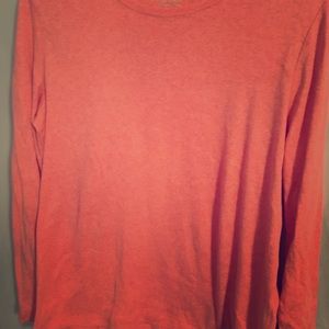 Salmon Colored Long Sleeve Shirt